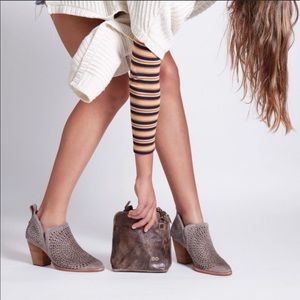 Jeffrey Campbell Rosalee Perforated Gray Bootie 9